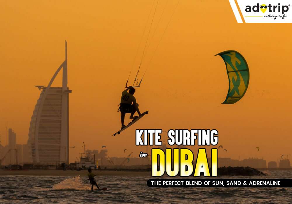 Kite surfing in Dubai